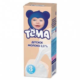 БЗМЖ Молоко детское Тема 3,2% 0,2л