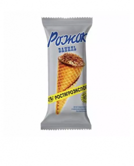 СЗМЖ Десерт твор.глаз.Ваниль в рожке РАЭ 15% 60г.