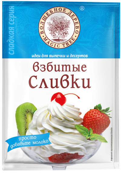 Сливки взбитые 45г.Волшебное Дерево