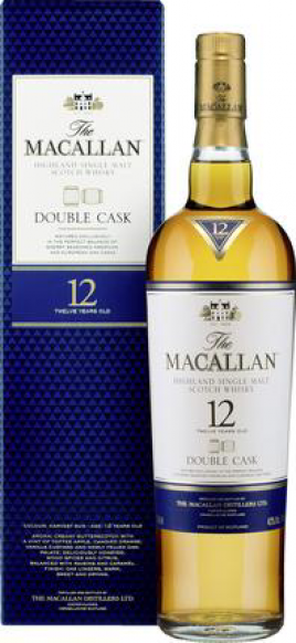 Виски Макаллан Дабл Каск выдержка 12лет 40% 0,7л п/у