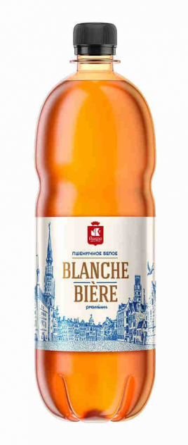 Пивной напиток нефил. "Бланш Бир" пшенич. белое 4,8% 1л