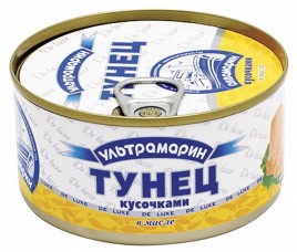 Тунец в масле 185гр.Ультрамарин