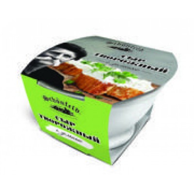 БЗМЖ Сыр творож. с зеленью Schonfeld 65% 140г