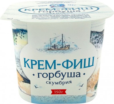 Крем-Фиш Кальмар горбуша-скумбрия 150гр