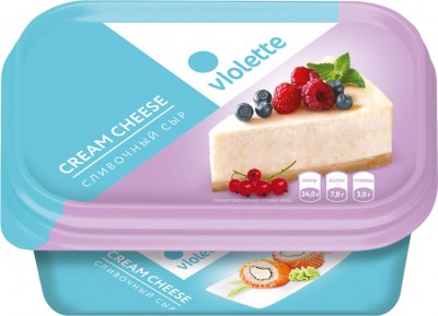 Сыр сливочный Виолетта для чизкейков 60% 400гр