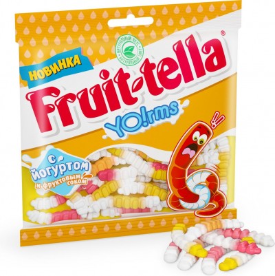 Жевательный мармелад Фрутелла Йогуртовые червячки 138г
