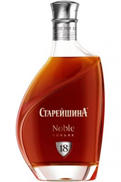 Коньяк Ставропольский ВКЗ "Старейшина Нобл" 18 лет 40% 0,5л