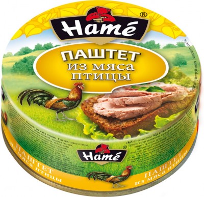 Паштет из мяса птиц Hame ж/б 250г