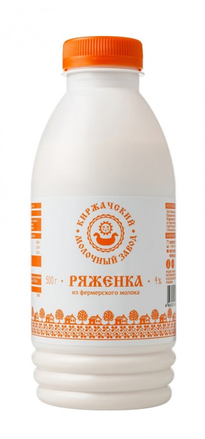 БЗМЖ Ряженка 3,2% 500гр.Пэт/КМЗ/