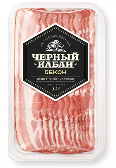 Бекон "Черный кабан" 95г Клин