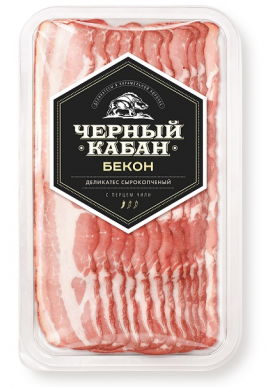 Бекон "Черный кабан" 95г Клин