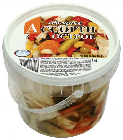 Ассорти овощное острое 1кг ФЭГ