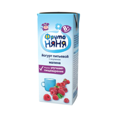 БЗМЖ Йогурт ФрутоНяня 2,5% 200г малина