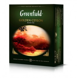 Чай Гринфилд черный Голден Цейлон 100 пак 200г