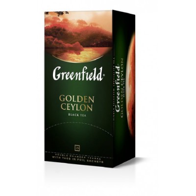 Чай Гринфилд черный Голден Цейлон 25пак. 50г