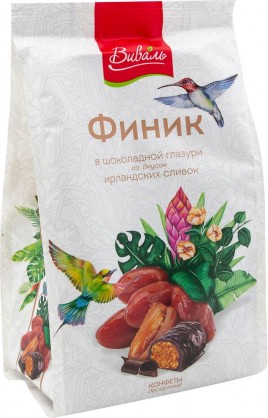 Финик в шок. глаз. со вкусом ирландских сливок 200г Виваль