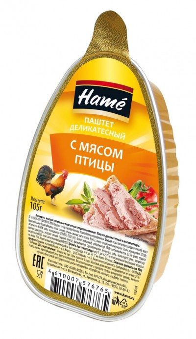 Паштет Наме деликат. из мяса птиц 105г