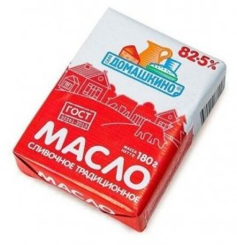 БЗМЖ Масло сливочное 82,5% 180г Село Домашкино