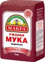 Макфа Мука 1кг ржаная хлебопек. обдирная