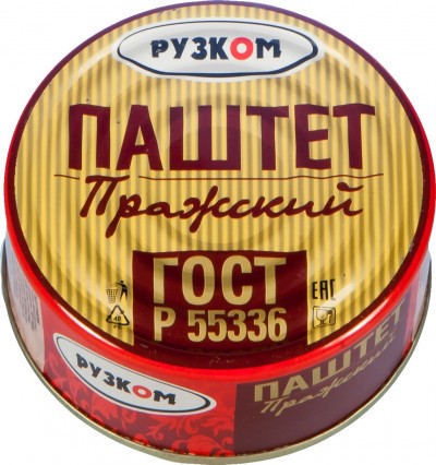 Паштет Пражский Гост 0,117кг ж/б