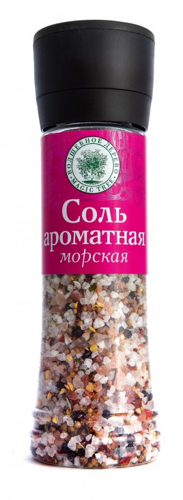 Морская соль "Ароматная" 300гр. в больших мельницах