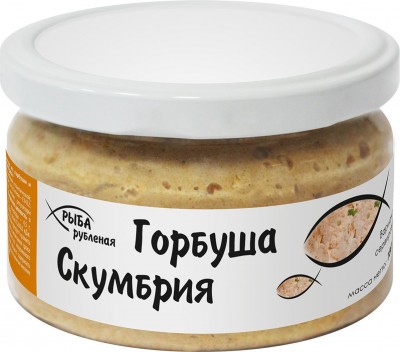 Горбуша-скумбрия рубленая 180г