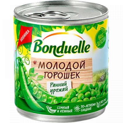 Зеленый горошек Бондюэль молодой 200г