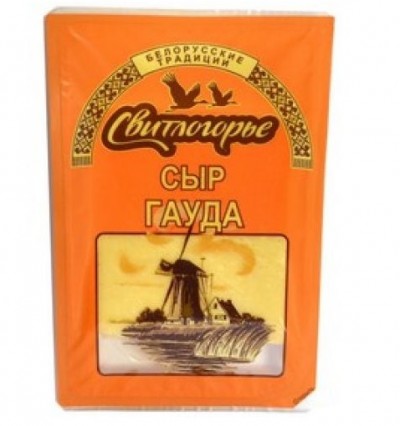 БЗМЖ Сыр Гауда Свитлогорье 45% нарез. 150г