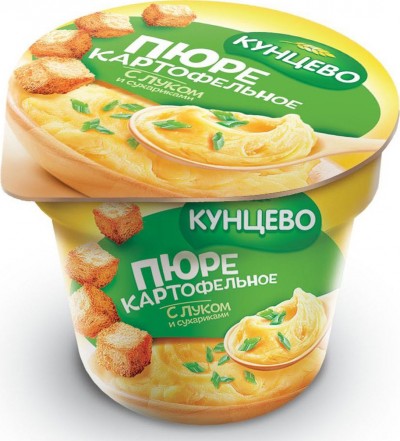 Пюре картофельное с луком и сухариками 40г Кунцево