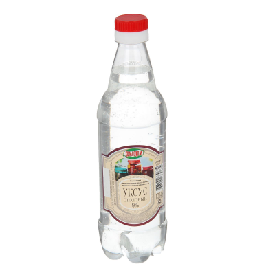 Уксус "КомисКом"пл  столовый 9% 0,5л