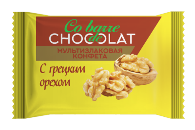 Конфеты Cobarde el chocolate с кунжутом в темной глазури 1кг