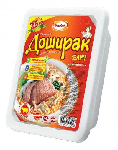 Лапша вкус говядины Доширак 90г