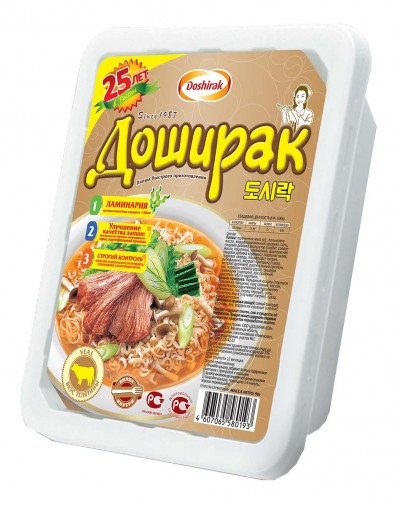 Лапша вкус телятины Доширак 90г