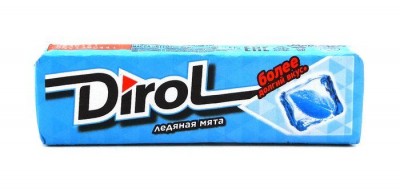 Жевательная резинка Дирол Ледяная мята  14г