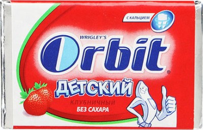 Жевательная резинка Орбит детский в асс.11,5г