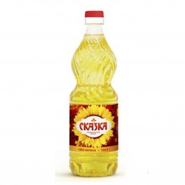 Масло подсолнечное раф. Сказка 0,9л