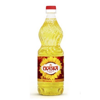 Масло подсолнечное раф. Сказка 0,9л