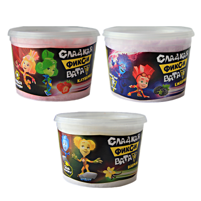 Сладкая вата Фикси 30г ассорти
