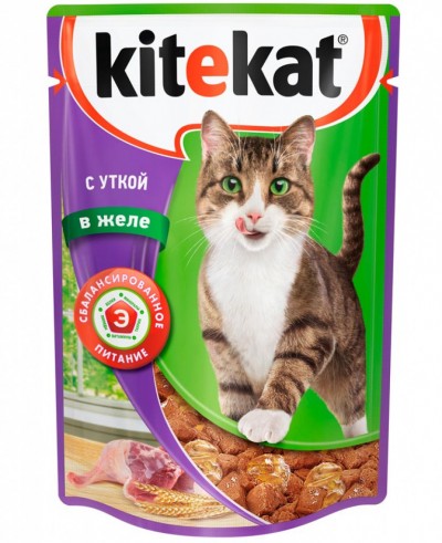 Китикет д/кош. с уткой в желе  85г