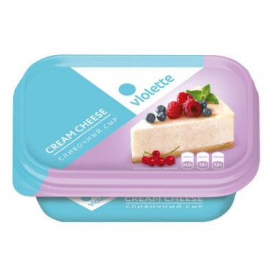 БЗМЖ Сыр сливочный Виолетта 60% 180г п/кор.