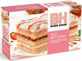 Торт Клубника Виттория 350гр./ВН/