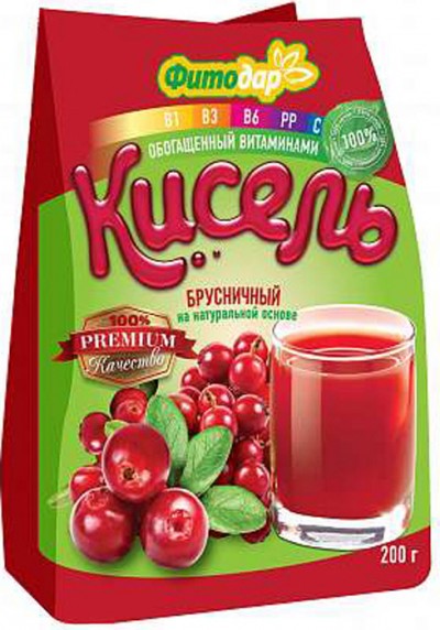 Кисель Фитодар Брусничный 200гр