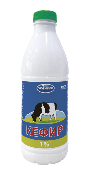 БЗМЖ Кефир 1% 930мл "Экомилк" ПЭТ