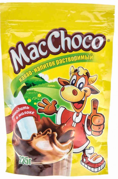 Какао напиток МакКофе 235г д/пак