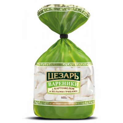 Вареники "Цезарь" с картофелем и белыми грибами 600г