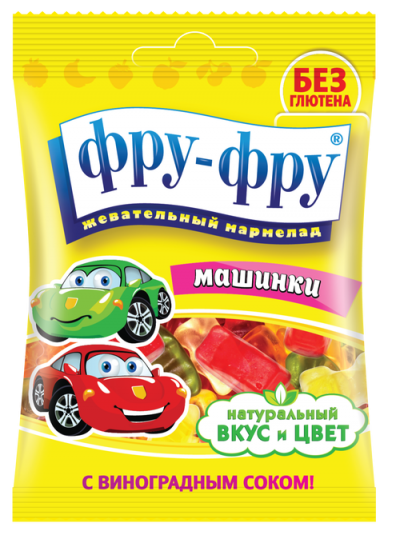 Мармелад Фру фру машинки 30г