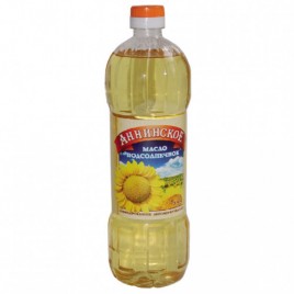 Масло подсолнечное Аннинское раф 0,9 л