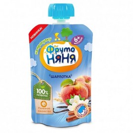 Пюре ФрутоНяня Шарлотка 90г пауч