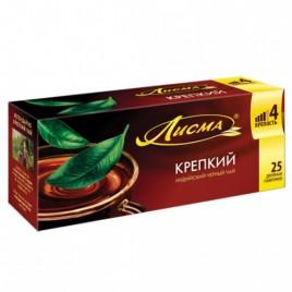 Чай Лисма черный индийский 25п