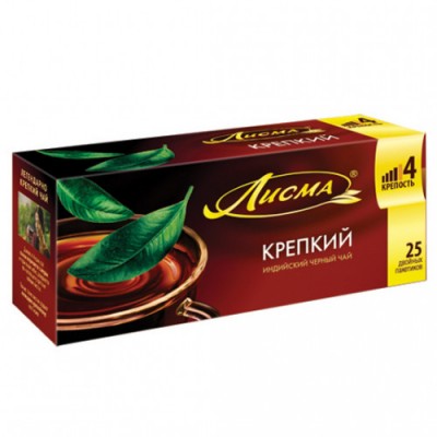 Чай Лисма черный индийский 25п
